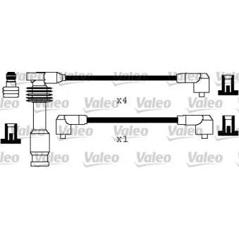 Kit de câbles d'allumage VALEO 346281