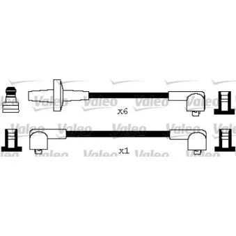 Kit de câbles d'allumage VALEO 346284