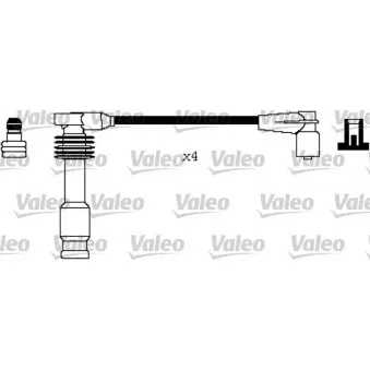 Kit de câbles d'allumage VALEO 346295