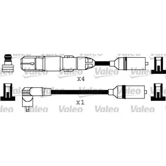 Kit de câbles d'allumage VALEO 346317