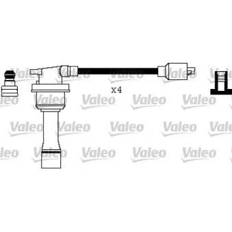 Kit de câbles d'allumage VALEO 346348