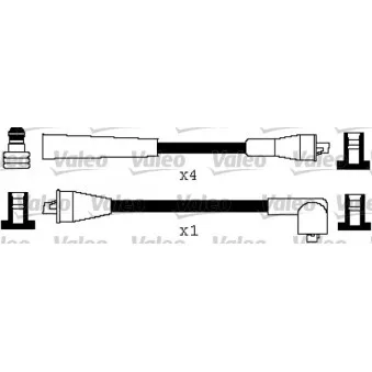 Kit de câbles d'allumage VALEO 346349