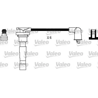 Kit de câbles d'allumage VALEO 346351