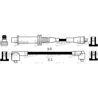 Kit de câbles d'allumage VALEO 346357