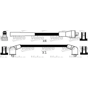 Kit de câbles d'allumage VALEO 346365