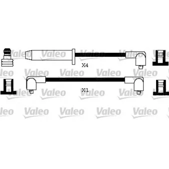 Kit de câbles d'allumage VALEO 346397