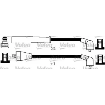 Kit de câbles d'allumage VALEO 346477