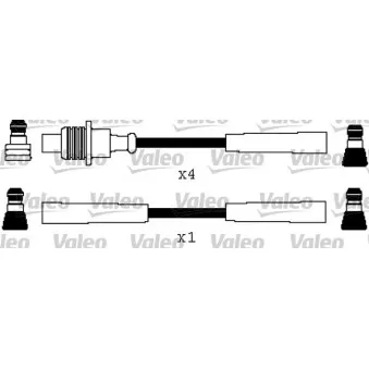 Kit de câbles d'allumage VALEO 346561