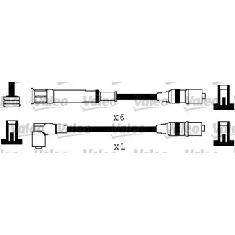 Kit de câbles d'allumage VALEO 346575