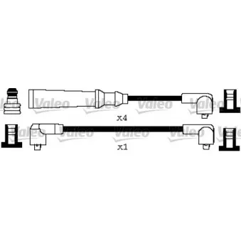 Kit de câbles d'allumage VALEO 346593