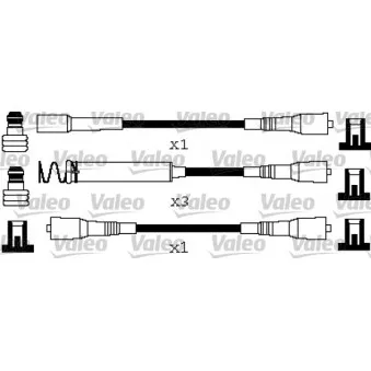 Kit de câbles d'allumage VALEO 346663