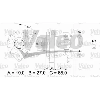 Alternateur VALEO 433441