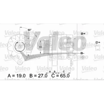 Alternateur VALEO 433489