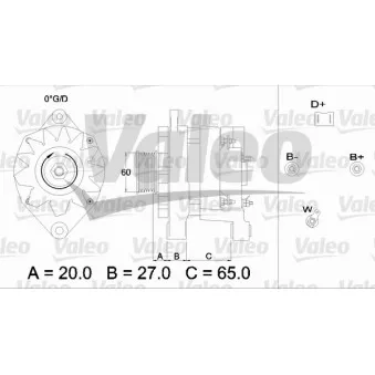 Alternateur VALEO 436256