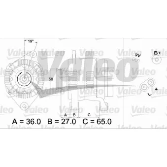 Alternateur VALEO 436285