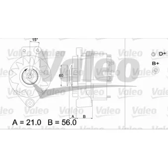 Alternateur VALEO 436296