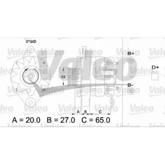 Alternateur VALEO 436309