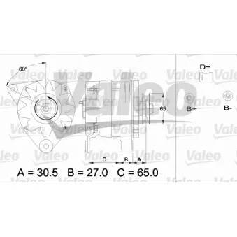 Alternateur VALEO 436312