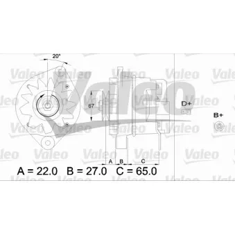 Alternateur VALEO 436316