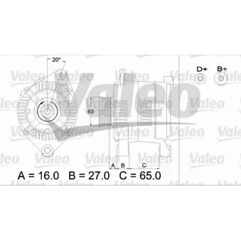 Alternateur VALEO 436336