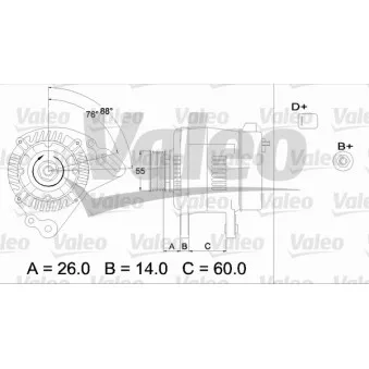 Alternateur VALEO 436364