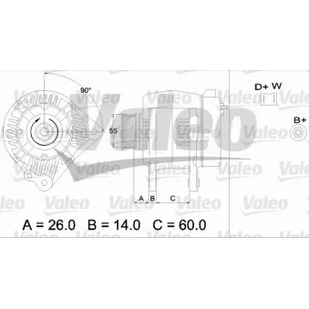 Alternateur VALEO 436442