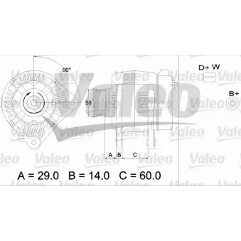 Alternateur VALEO 436445