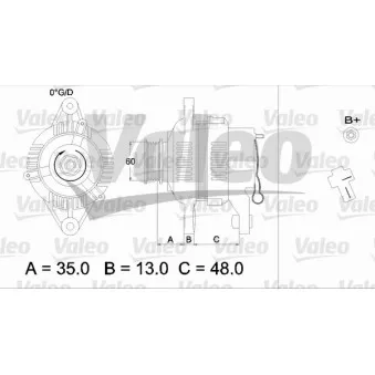 Alternateur VALEO 436544