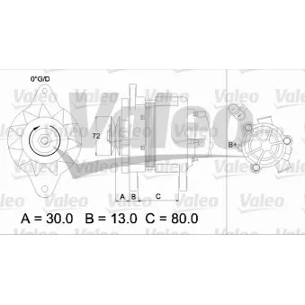 Alternateur VALEO 436546