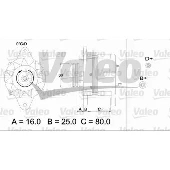 Alternateur VALEO 436547