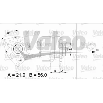 Alternateur VALEO 436556