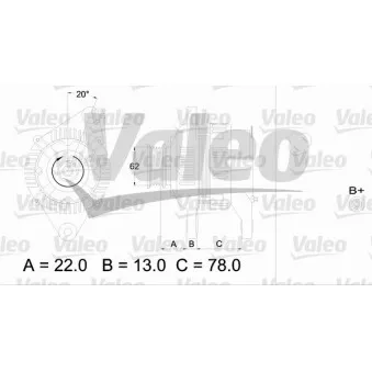 Alternateur VALEO 436609