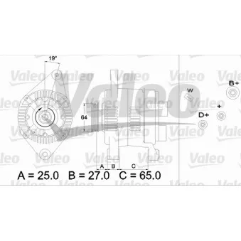 Alternateur VALEO 436614