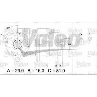 Alternateur VALEO 436630