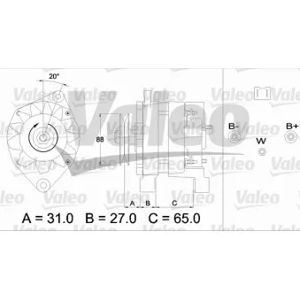 Alternateur VALEO 436651