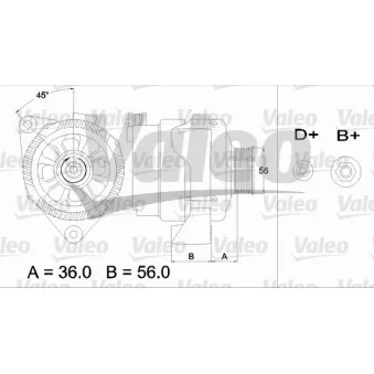 Alternateur VALEO 436654