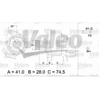 Alternateur VALEO 436655