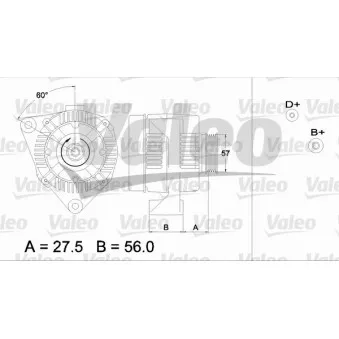 Alternateur VALEO 436678