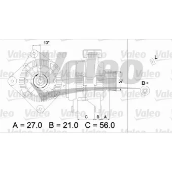 Alternateur VALEO 436702