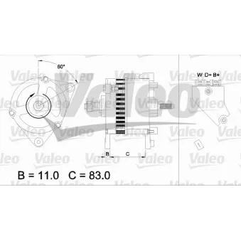 Alternateur VALEO 436755