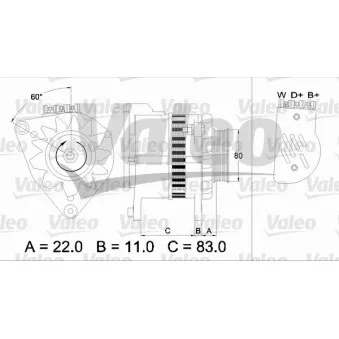 Alternateur VALEO 437049