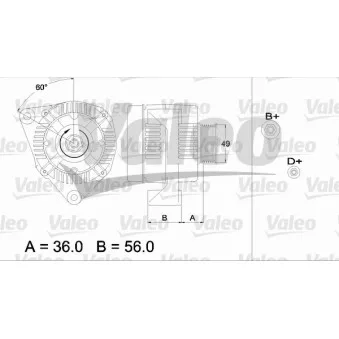 Alternateur VALEO 437125