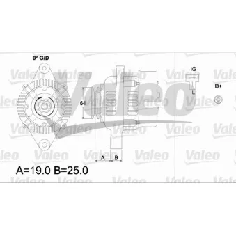 Alternateur VALEO 437153