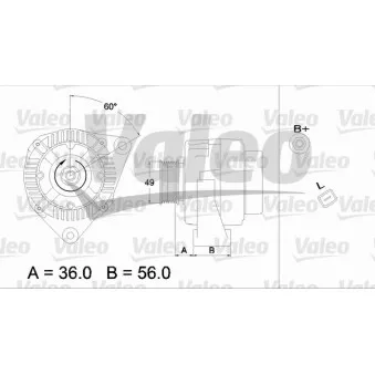 Alternateur VALEO 437225