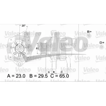 Alternateur VALEO 437307