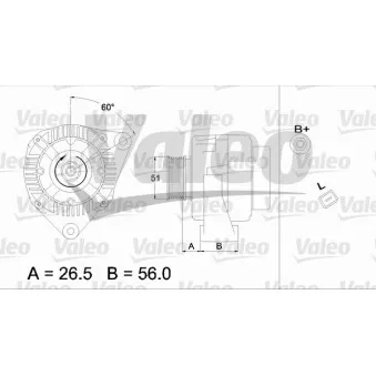 Alternateur VALEO 437312