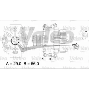 Alternateur VALEO 437364