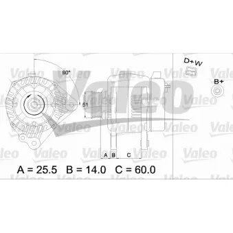 Alternateur VALEO 437369