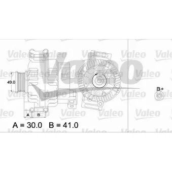 Alternateur VALEO 437375