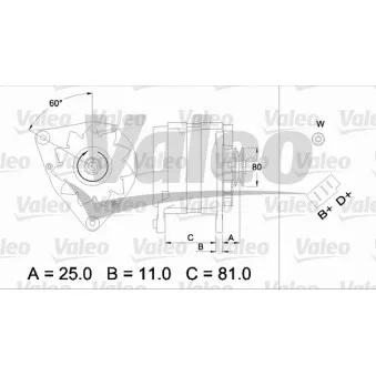 Alternateur VALEO 437381